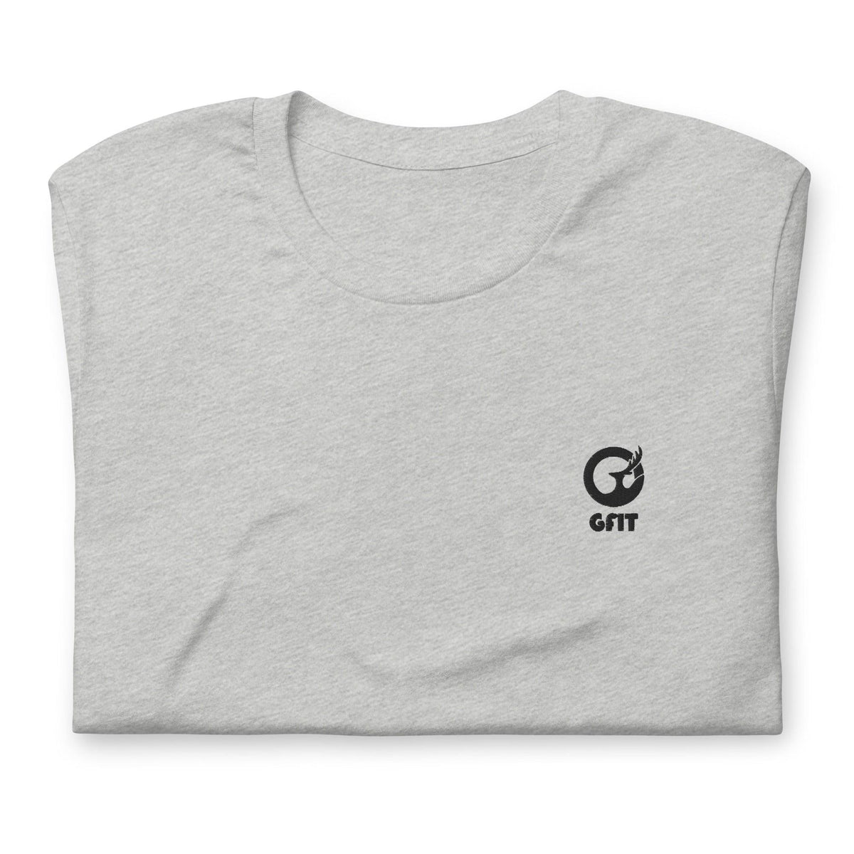 GFIT Logo Ring-Spun Cotton Unisex t-shirt - Athletic Heather - GFIT SPORTS