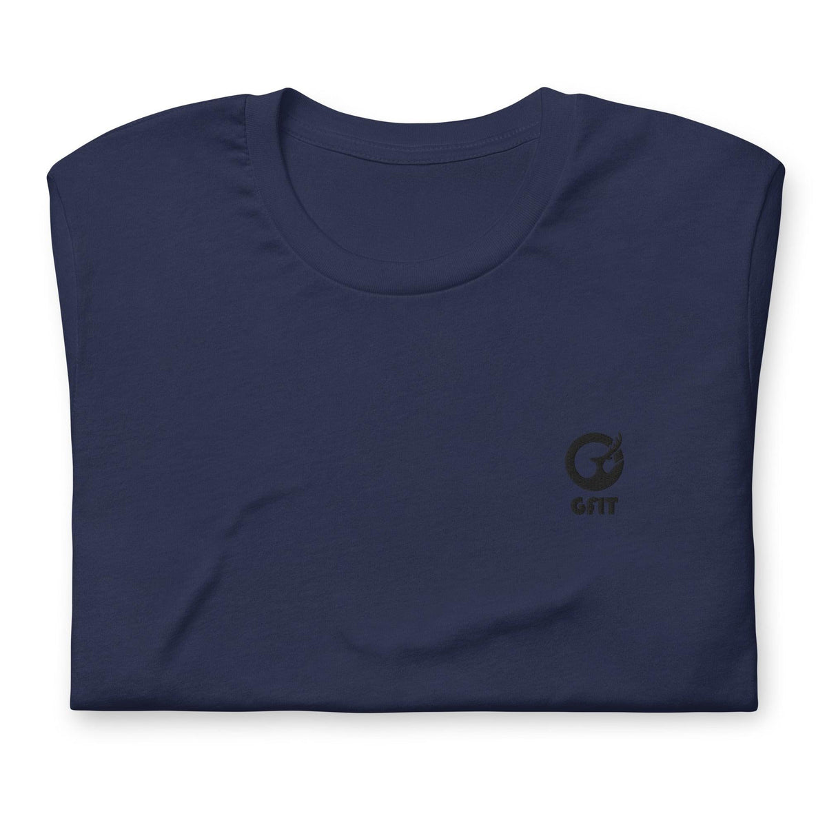 GFIT Logo Ring-Spun Cotton Unisex T-Shirt - Navy - GFIT SPORTS