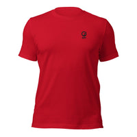 GFIT Logo Ring-Spun Cotton Unisex T-Shirt - Red - GFIT SPORTS