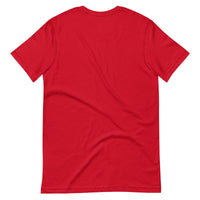 GFIT Logo Ring-Spun Cotton Unisex T-Shirt - Red - GFIT SPORTS