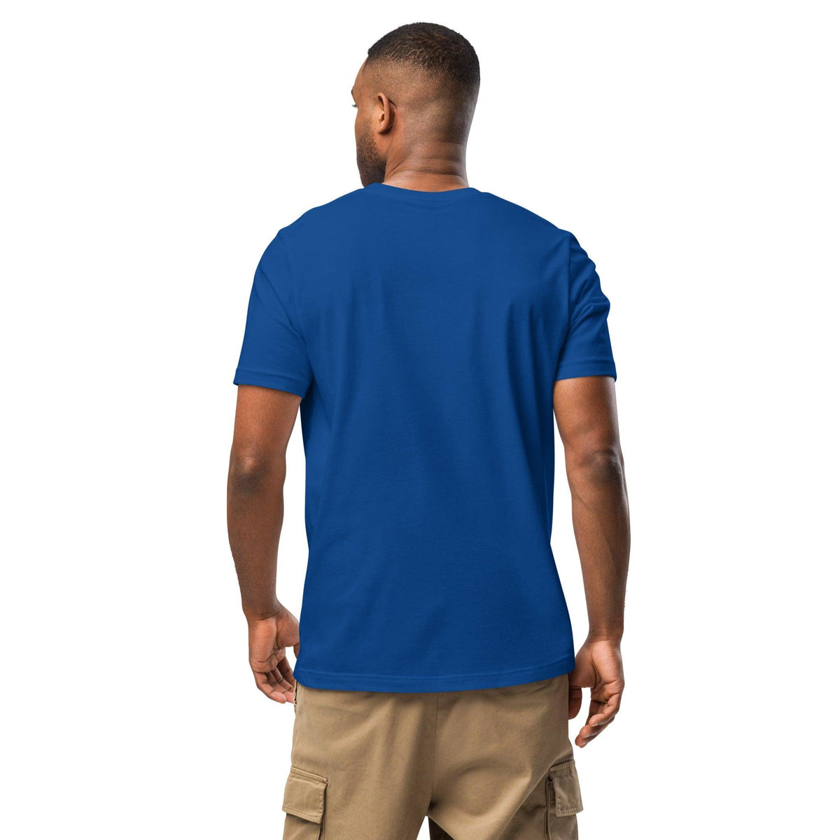 GFIT Logo Ring-Spun Cotton Unisex T-Shirt - True Royal - GFIT SPORTS