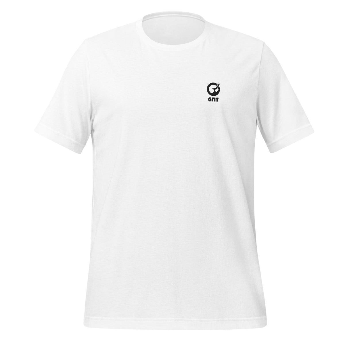 GFIT Logo Ring-Spun Cotton Unisex T-Shirt - White - GFIT SPORTS