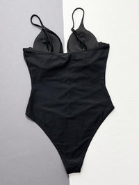 Women's Lace Bathing Suit- Sexy Black One-Piece Swimwear - GFIT SPORTS