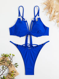 GFIT® New Sexy Blue stitching Bikinis Set - GFIT SPORTS