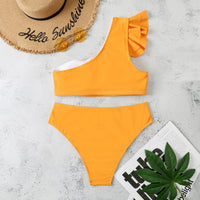 GFIT® One Shoulder Bikini High Waist Women's Swimsuits - GFIT SPORTS
