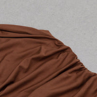 GFIT® One Shoulder Sleeveless Slit Maxi Bodycon Dress - GFIT SPORTS
