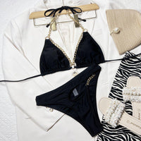 GFIT® Sexy Black High Waisted Bikini Sets - GFIT SPORTS