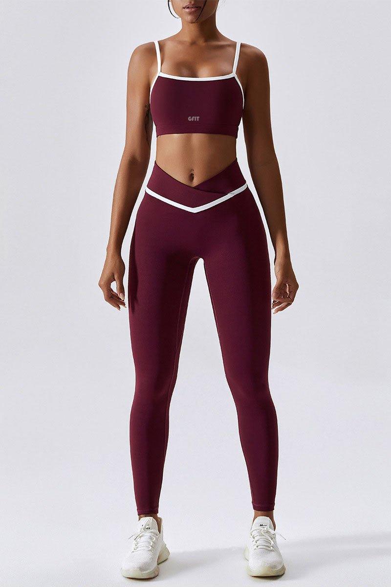 GFIT® Splicing and Contrasting colors Gym Leggings For Women - GFIT SPORTS