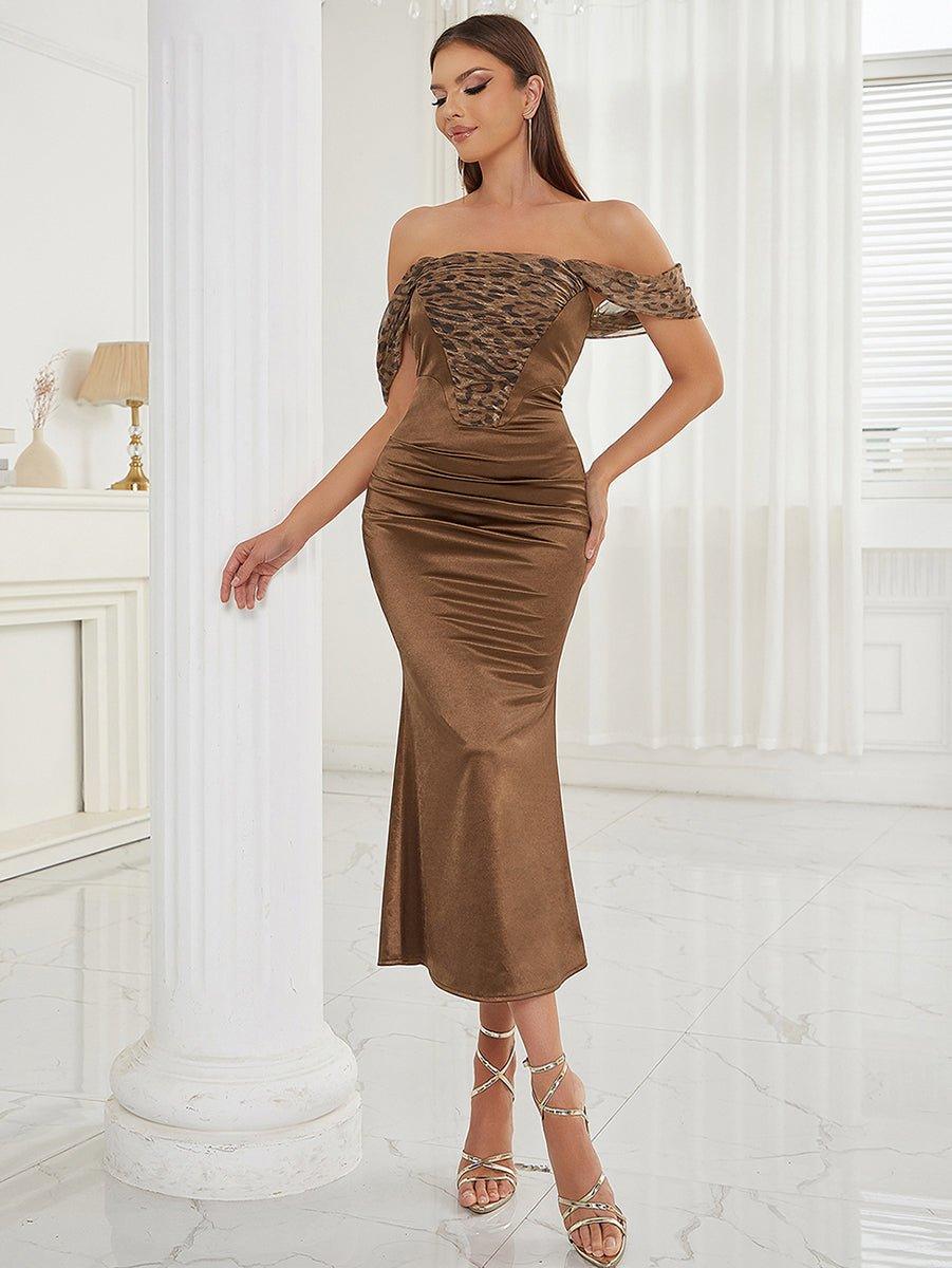 GFIT® Strapless Sleeveless Wrinkled Maxi Bodycon Dress - GFIT SPORTS