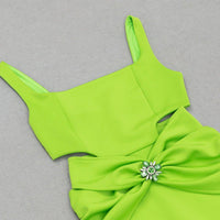 GFIT® Strappy Sleeveless Diamente Embellished Maxi Bodycon Dress - GFIT SPORTS