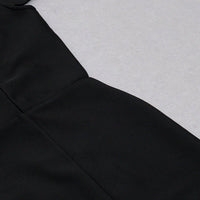 GFIT® V Neck Short Sleeve Zipper Midi Bandage Dress - GFIT SPORTS