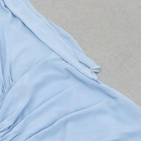 GFIT® V Neck Sleeveless Lace Up Maxi Bodycon Dress - GFIT SPORTS