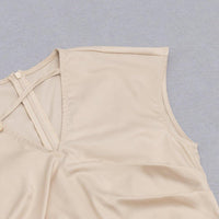 GFIT® V Neck Sleeveless Slit Maxi Bodycon Dress - GFIT SPORTS