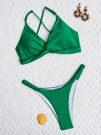 GFIT Sexy Bow-Knot Bikini Set - Women's Swimwear Beachwear White - GFIT SPORTS