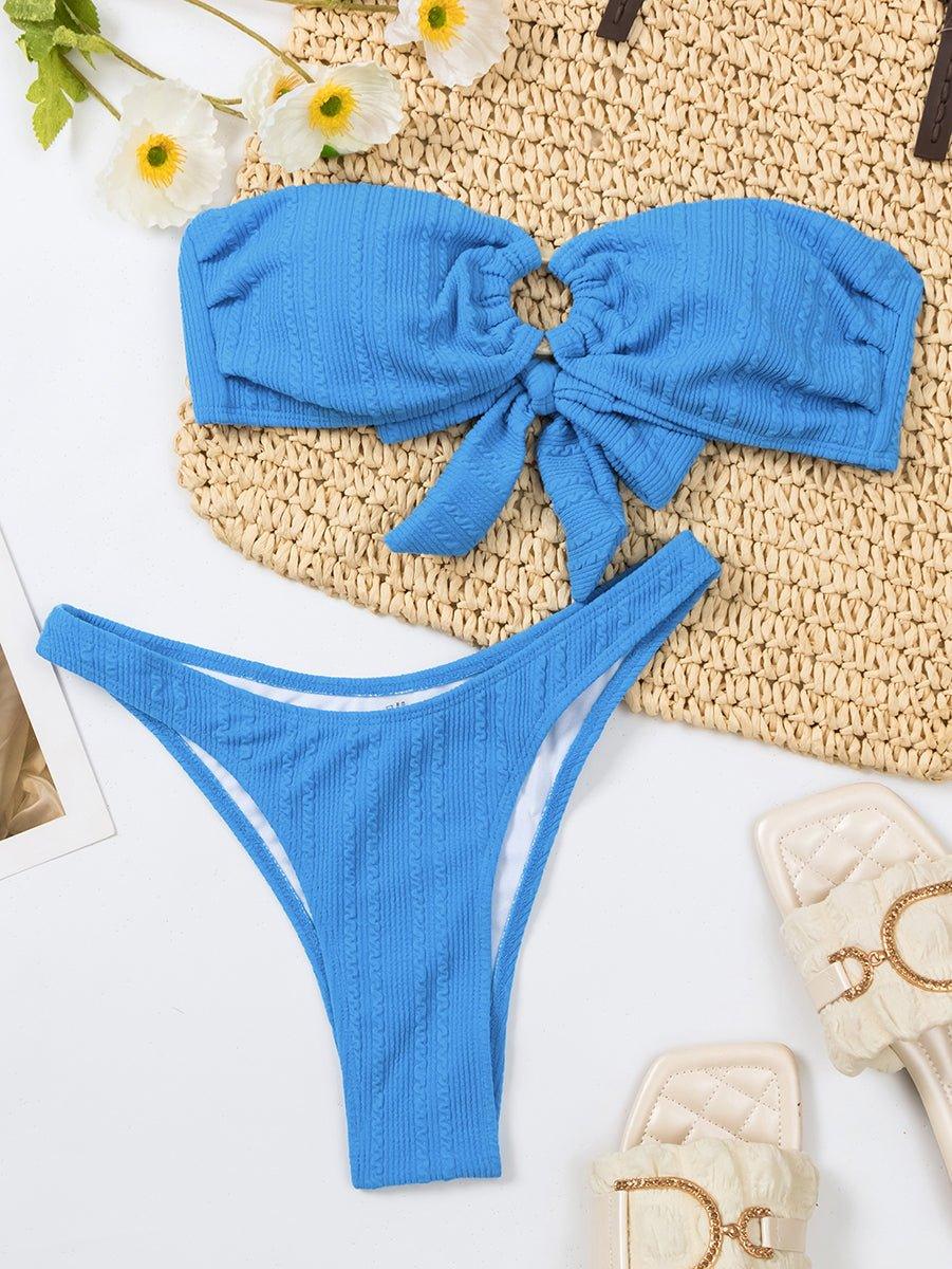 Women's Bandeau Bikini Set - Versatile Swimwear for Teens & Adults - GFIT SPORTS