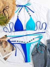 Women's Bikini Set - Sexy Color Match Swimwear, Pool & Beach Ready - GFIT SPORTS