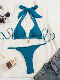 Women's Bright Blue Bikini Set - Sexy Swimwear for Beach & Pool by GFIT - GFIT SPORTS