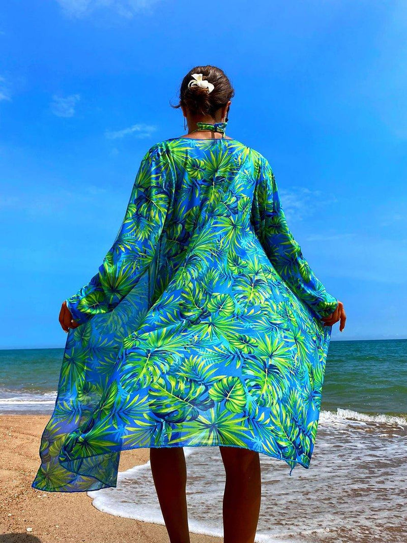 Women's Designer Long Sleeve Bikini Swimsuit - Printed Beachwear GFIT SPORTS - GFIT SPORTS
