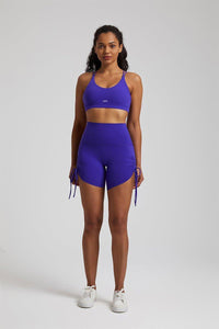 Women's GFIT 2.0 Cross Back Sports Bra & Drawstring Shorts Set - Activewear - GFIT SPORTS