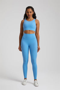 Women's High-Waist Leggings & Four-Strap Sports Bra Set - GFIT 2.0 Yoga Gear - GFIT SPORTS