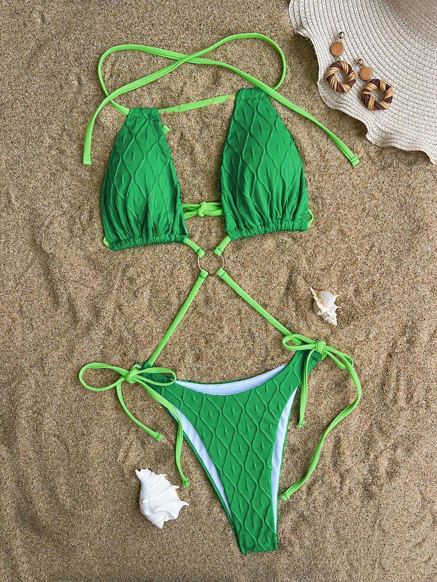 Women's Jacquard One-Piece Swimsuit - Sexy Beachwear GFIT - GFIT SPORTS