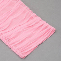 Women's Midi Halter Bandage Dress Sleeveless Wrinkled - GFIT - GFIT SPORTS