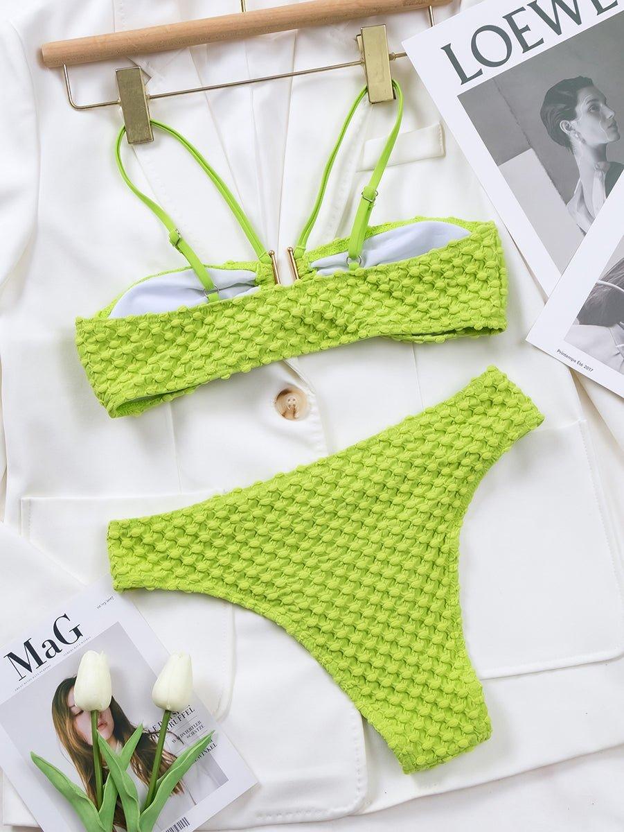 Women's Pineapple Print Bikini Set - GFIT SPORTS | Designer Swimwear, Sexy Beachwear - GFIT SPORTS