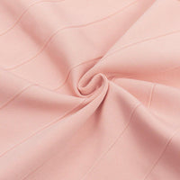 Women's Pink Bodycon Midi Bandage Dress with Tassels - GFIT SPORTS - GFIT SPORTS