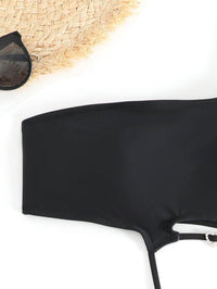Women's Plus Size Black One Piece Swimsuit - GFIT Elegant Swimwear - GFIT SPORTS