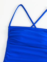 Women's Royal Blue One-Piece Swimsuit - GFIT, Sexy High-Cut Beachwear - GFIT SPORTS