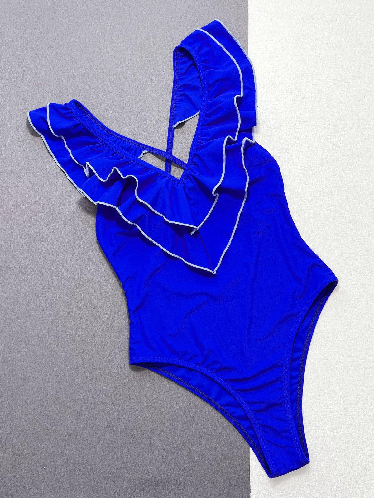 Women's Ruffled One Piece Swimsuit - Sexy Beach & Pool Swimwear | GFIT - GFIT SPORTS