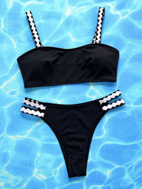 Women's Sexy Black Bikini Set - GFIT Swimwear, Pool & Beach Ready - GFIT SPORTS