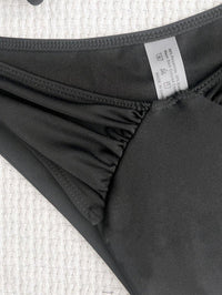 Women's Sexy Black Bikini Set - Tummy Control Swimwear for Beach - GFIT SPORTS
