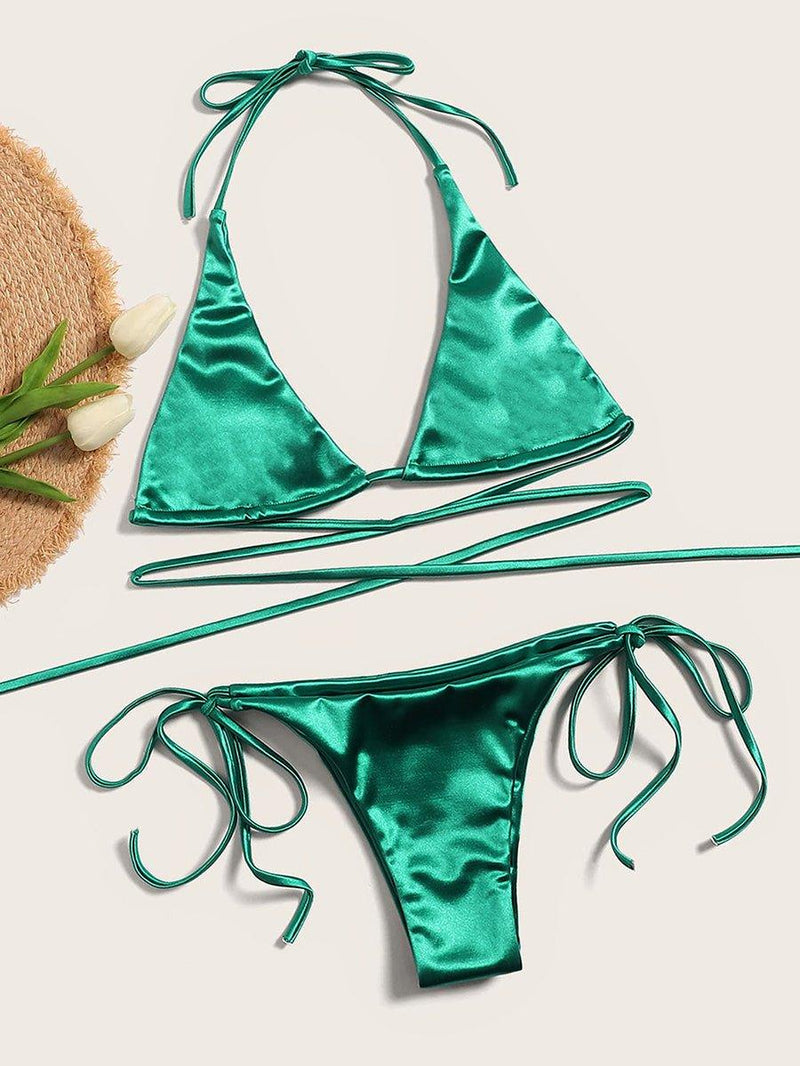 Women's Sexy Micro String Bikini Set - Two-Piece Swimwear for Beach & Pool - GFIT SPORTS