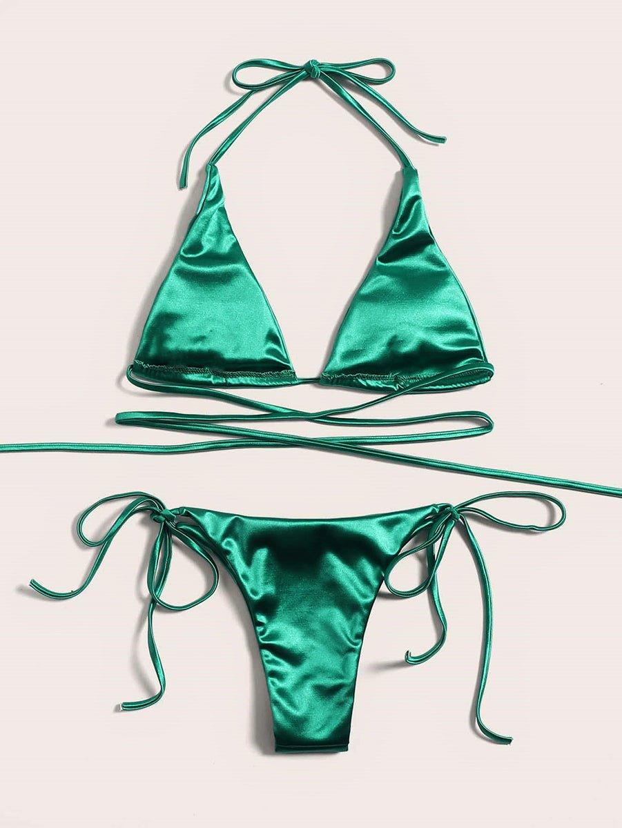 Women's Sexy Micro String Bikini Set - Two-Piece Swimwear for Beach & Pool - GFIT SPORTS
