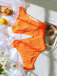 Women's Sexy Orange One-Piece Swimsuit - GFIT Beachwear - GFIT SPORTS