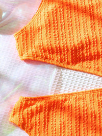 Women's Sexy Orange One-Piece Swimsuit - GFIT Beachwear - GFIT SPORTS