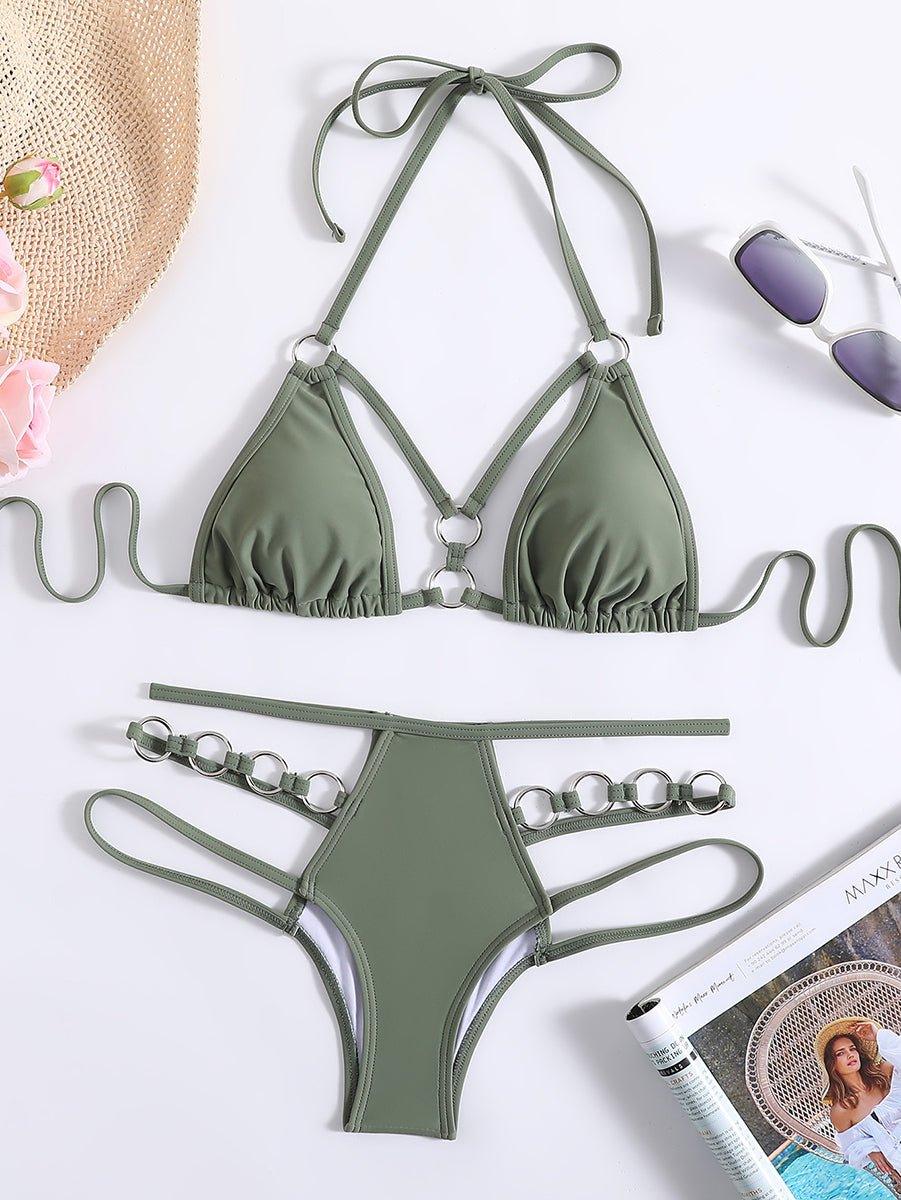 Women's Sexy Triangle Bikini Set - GFIT Two-Piece Swimwear - GFIT SPORTS