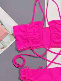 Women's Sexy Triangle String Bikini Set - Halter Top GFIT SPORTS Swimwear - GFIT SPORTS
