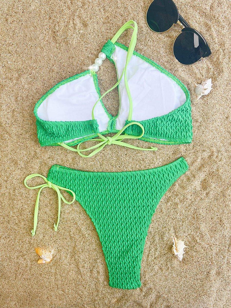 Women's Single Shoulder Bikini Set - Sexy Swimwear, GFIT - GFIT SPORTS
