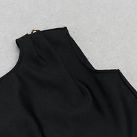 Women's Sleeveless Chain Detail Maxi Bandage Dress - GFIT SPORTS
