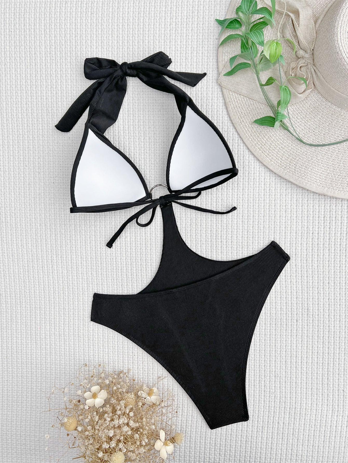 Women's Striped One-Piece Swimsuit - GFIT | Sexy Beachwear | Pool-Ready Swimwear - GFIT SPORTS