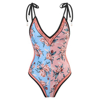 Women's Swimwear Fashion Colorblock One Piece Bikinis set - GFIT SPORTS