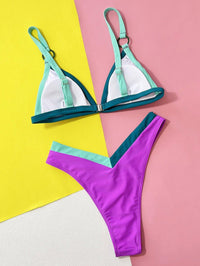 Women's V-Neck GFIT Bikini Set - Stylish Swimwear for Pool & Beach - GFIT SPORTS