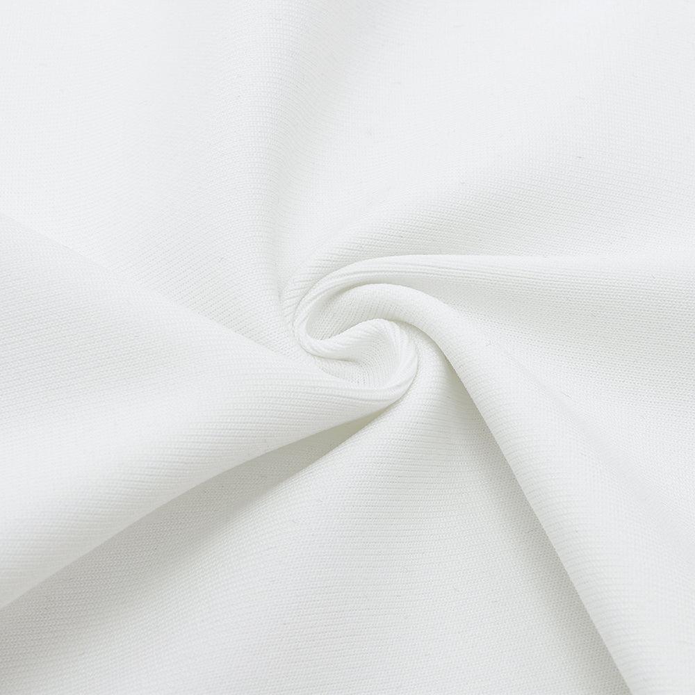 Women's White Mesh Maxi Bandage Dress | Sleeveless Casual Summer Dress - GFIT - GFIT SPORTS