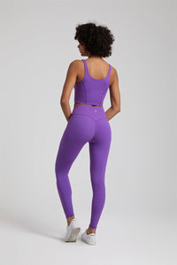 Women's Yoga Set - GFIT 2.0 High-Waist Leggings & Round-Neck Bra - GFIT SPORTS