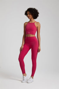 Women's Yoga Set - GFIT 2.0 Spaghetti Strap Vest & High-Waist Leggings - GFIT SPORTS